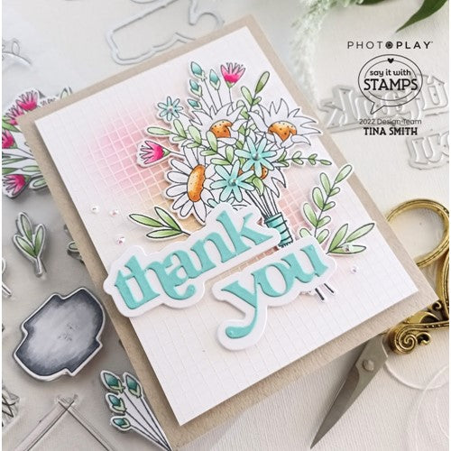 Simon Says Stamp! PhotoPlay THANK YOU Clear Stamps sis2819