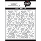 Simon Says Stamp! PhotoPlay TOSSED FLOWERS Stencil sis2848*