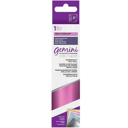 Simon Says Stamp! Gemini PINK PEARLESCENT Foilpress Papercraft Foil Roll gemfoilpcpp