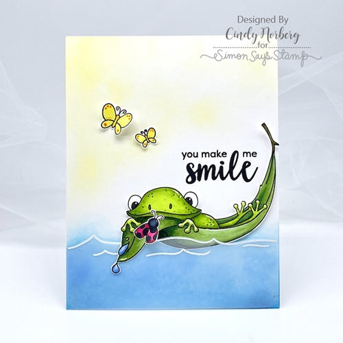Simon Says Stamp! Simon Says Clear Stamps TOADALLY UNFROGETTABLE sss202396c