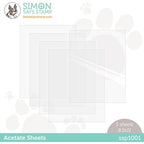Simon Says Stamp! Simon Says Stamp Premium Heat Resistant CLEAR ACETATE SHEETS ssp1001