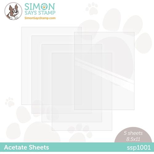 Simon Says Stamp! Simon Says Stamp Premium Heat Resistant CLEAR ACETATE SHEETS ssp1001