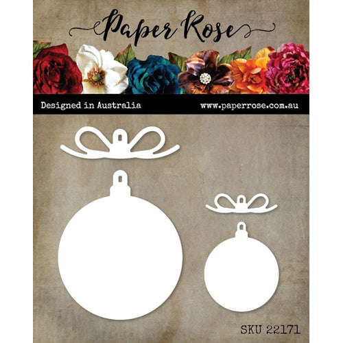 Simon Says Stamp! Paper Rose BAUBLES WITH BOWS Dies 22171