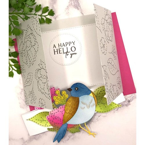 Simon Says Stamp! Papertrey Ink JUST SENTIMENTS HAPPY HELLO Mini Clear Stamps 1304