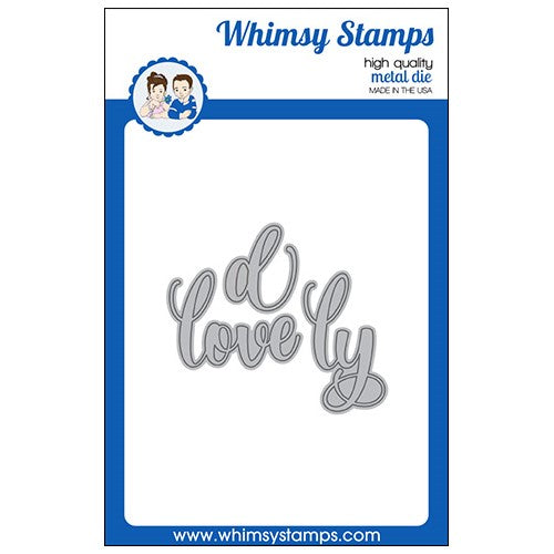 Simon Says Stamp! Whimsy Stamps LOVE Word Dies WSD557*