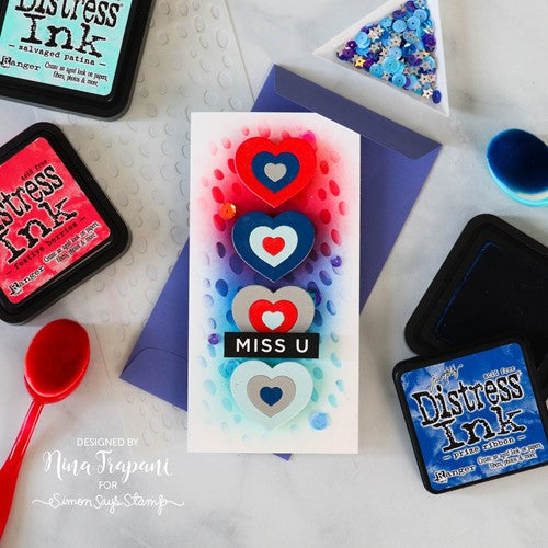 Simon Says Stamp! Simon Says Stamp GEOMETRIC BUILDERS HEARTS Wafer Dies sssd112367