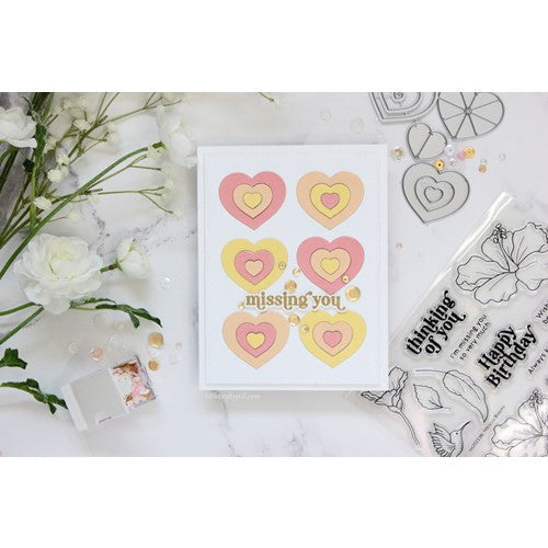 Simon Says Stamp! Simon Says Stamp GEOMETRIC BUILDERS HEARTS Wafer Dies sssd112367 | color-code:ALT2