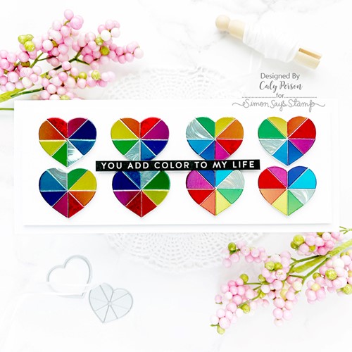 Simon Says Stamp! Simon Says Stamp GEOMETRIC BUILDERS HEARTS Wafer Dies sssd112367 | color-code:ALT5