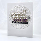 Simon Says Stamp! CZ Design Sentiment Strips REVERSE SEND WINE AND HUGS czg024