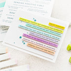 Simon Says Stamp! Simon Says Stamp Sentiment Strips SUNSHINE AND RAINBOWS sssg131059 | color-code:ALT00