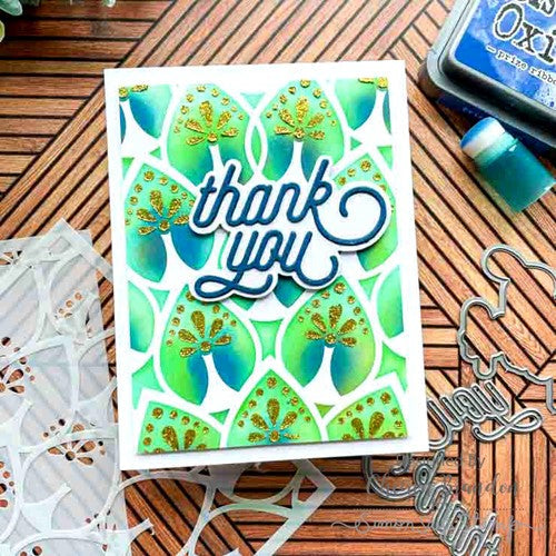 Simon Says Stamp! Simon Says Stamp Stencil Set MOD LAYERING LEAVES ssst221549