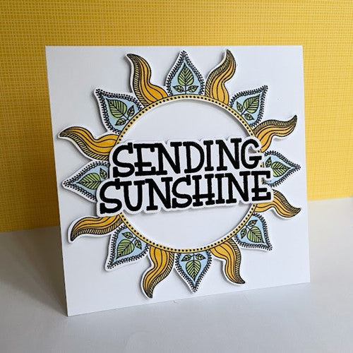 Sending Sunshine with Spellbinders - Pearblossom Press