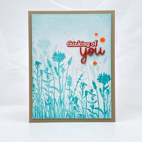 Simon Says Stamp! CZ Design Clear Stamps SILHOUETTE SENTIMENTS cz371c Make Magic