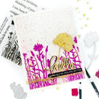 Simon Says Stamp! CZ Design Clear Stamps SILHOUETTE SENTIMENTS cz371c Make Magic