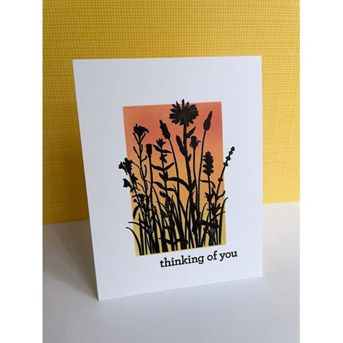 Simon Says Stamp! CZ Design Clear Stamps SILHOUETTE SENTIMENTS cz371c Make Magic | color-code:ALT88