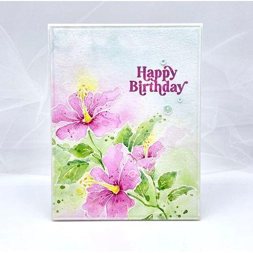 Simon Says Stamp! Simon Says Clear Stamps HIBISCUS BLOOMS sss202338c
