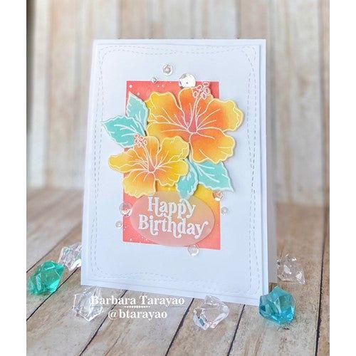 Simon Says Stamp! Simon Says Clear Stamps HIBISCUS BLOOMS sss202338c