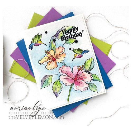 Simon Says Stamp! Simon Says Clear Stamps HIBISCUS BLOOMS sss202338c | color-code:ALT91