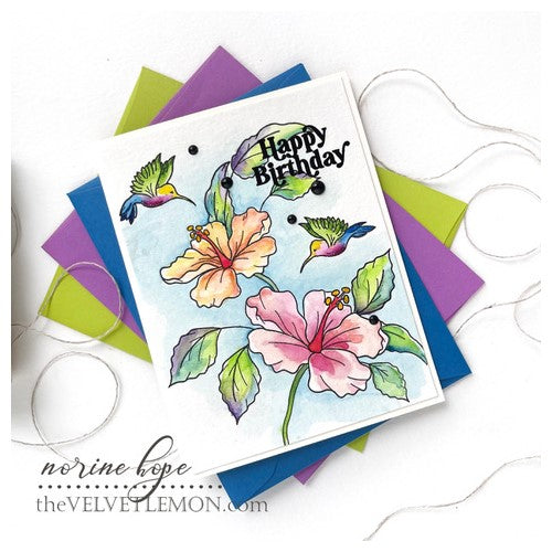 Simon Says Stamp! Simon Says Clear Stamps HIBISCUS BLOOMS sss202338c | color-code:ALT91