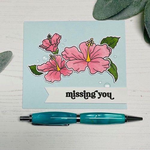 Simon Says Stamp! Simon Says Clear Stamps HIBISCUS BLOOMS sss202338c