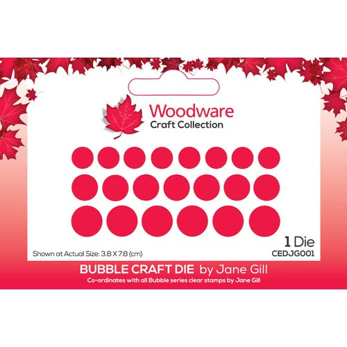 Simon Says Stamp! Woodware Craft Collection BUBBLE Die cedjg001