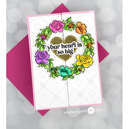 Simon Says Stamp! PinkFresh Studio JUST A HELLO FLORAL Clear Stamp Set 121421 | color-code:ALT12