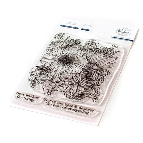 Simon Says Stamp! PinkFresh Studio BEST OF EVERYTHING FLORAL Clear Stamp Set 121721