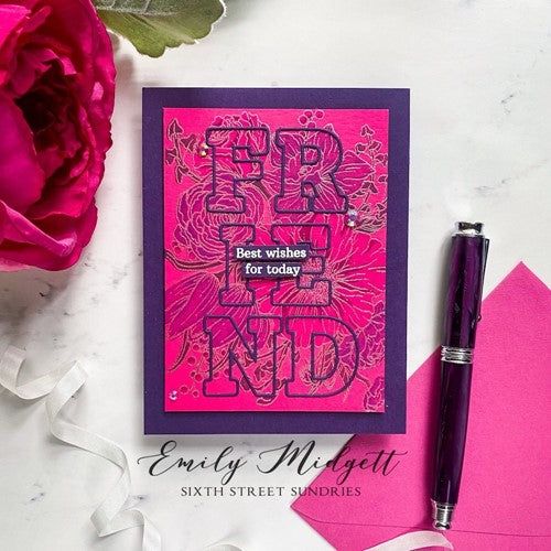 Simon Says Stamp! PinkFresh Studio BEST OF EVERYTHING FLORAL Clear Stamp Set 121721 | color-code:ALT02
