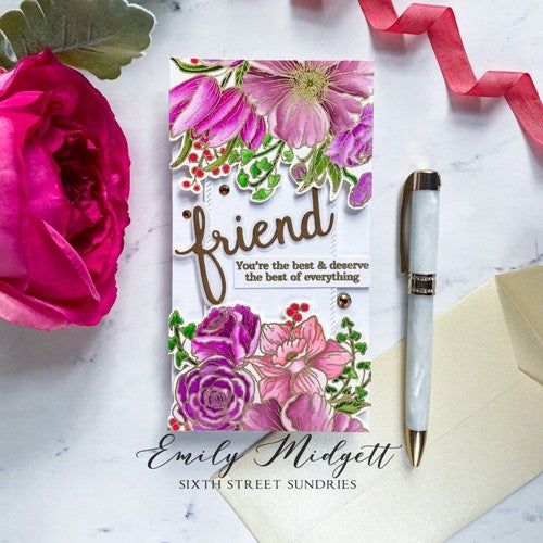 Simon Says Stamp! PinkFresh Studio BEST OF EVERYTHING FLORAL Clear Stamp Set 121721 | color-code:ALT03