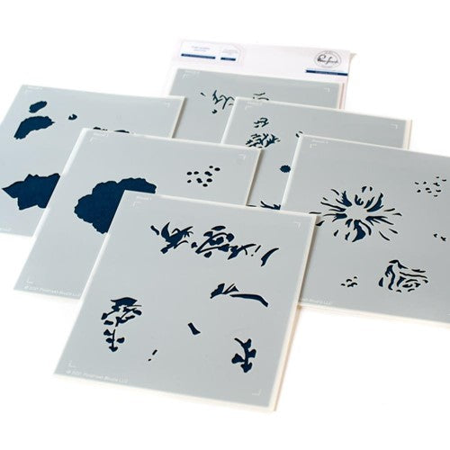 Simon Says Stamp! PinkFresh Studio BEST OF EVERYTHING FLORAL LAYERING Stencil Set 121821