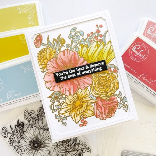 Simon Says Stamp! PinkFresh Studio BEST OF EVERYTHING FLORAL LAYERING Stencil Set 121821 | color-code:ALT04