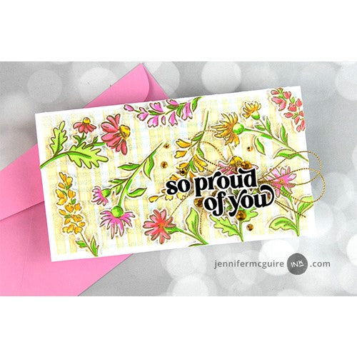 Simon Says Stamp! PinkFresh Studio SWEET FRIEND FLORAL Clear Stamp Set 121921 | color-code:ALT01