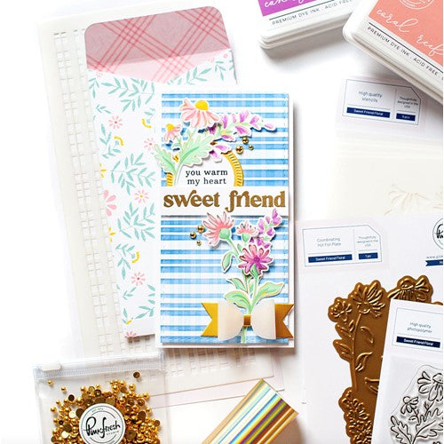 Simon Says Stamp! PinkFresh Studio SWEET FRIEND FLORAL Clear Stamp Set 121921 | color-code:ALT04