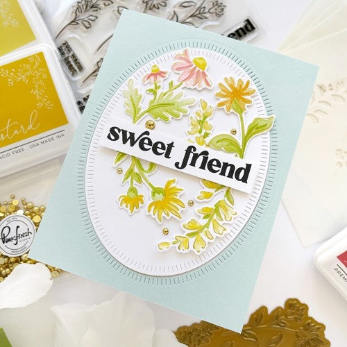 Simon Says Stamp! PinkFresh Studio SWEET FRIEND FLORAL Clear Stamp Set 121921 | color-code:ALT07