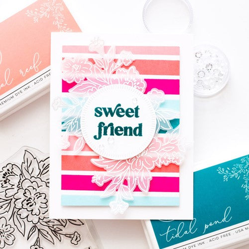 Simon Says Stamp! PinkFresh Studio SWEET FRIEND FLORAL Clear Stamp Set 121921 | color-code:ALT10