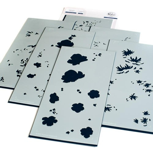 Simon Says Stamp! PinkFresh Studio ANEMONE MAGIC LAYERING Stencil Set 122421