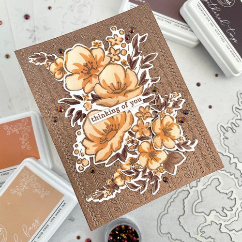 Simon Says Stamp! PinkFresh Studio ANEMONE MAGIC LAYERING Stencil Set 122421 | color-code:ALT01