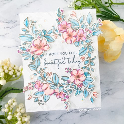 Simon Says Stamp! PinkFresh Studio ANEMONE MAGIC LAYERING Stencil Set 122421 | color-code:ALT03