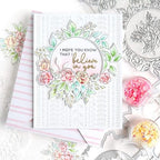Simon Says Stamp! PinkFresh Studio ENGLISH GARDEN LAYERING Stencil Set 122521 | color-code:ALT02