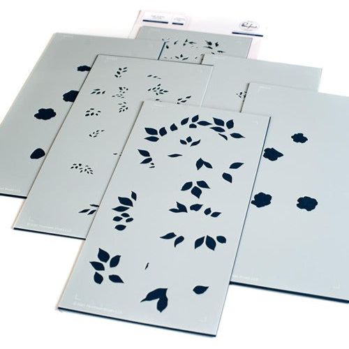 Simon Says Stamp! PinkFresh Studio ENGLISH GARDEN LAYERING Stencil Set 122521