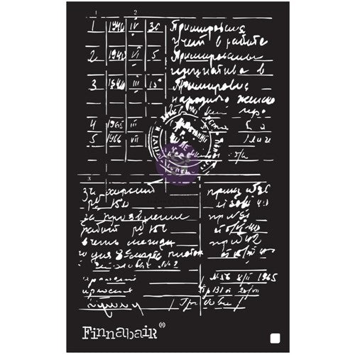 Simon Says Stamp! Prima Marketing DOCUMENTED Finnabair Stencil 968991
