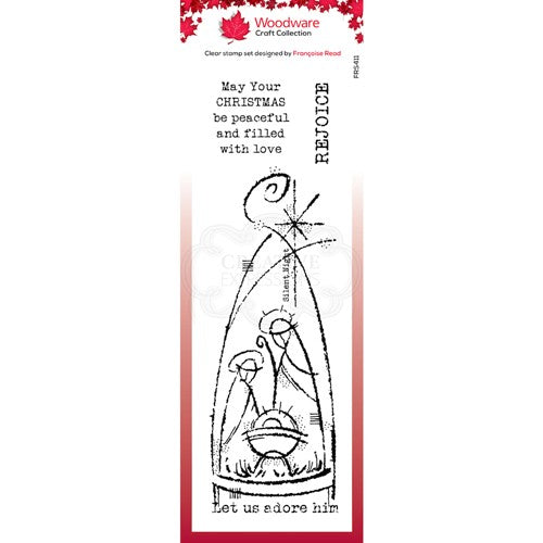 Simon Says Stamp! Woodware Craft Collection REJOICE Clear Stamps frs411