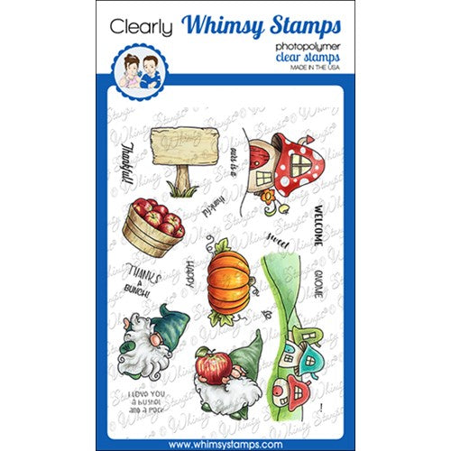 Simon Says Stamp! Whimsy Stamps GNOME SO THANKFUL Clear Stamps C1147a*
