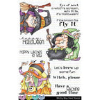 Simon Says Stamp! C.C. Designs WITCHY WAY Clear Stamp Set ccd0217