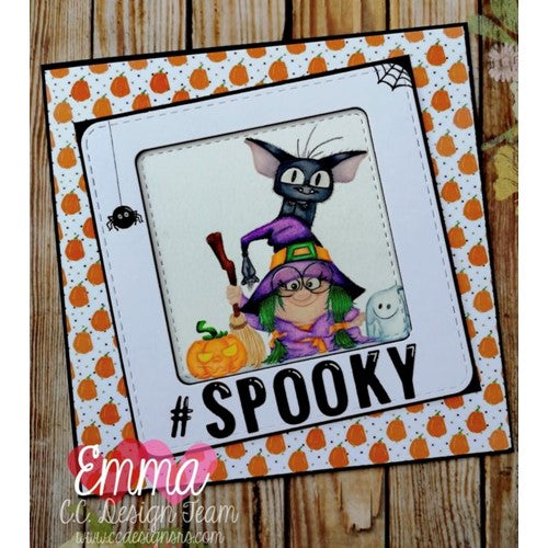 Simon Says Stamp! C.C. Designs WITCHY WAY Clear Stamp Set ccd0217