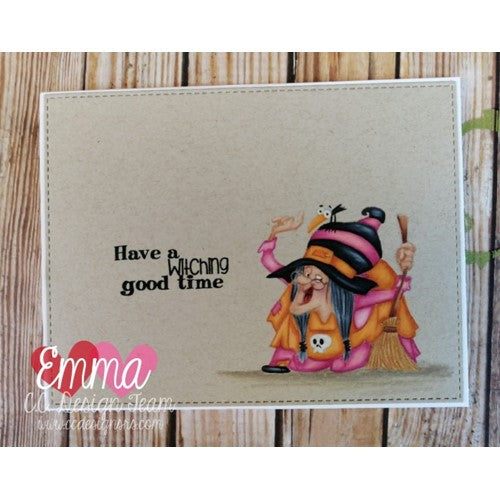 Simon Says Stamp! C.C. Designs WITCHY WAY Clear Stamp Set ccd0217