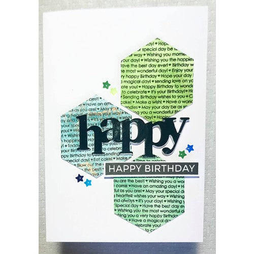Simon Says Stamp! Julie Hickey Designs HAPPY Dies JHD-CUT-1019