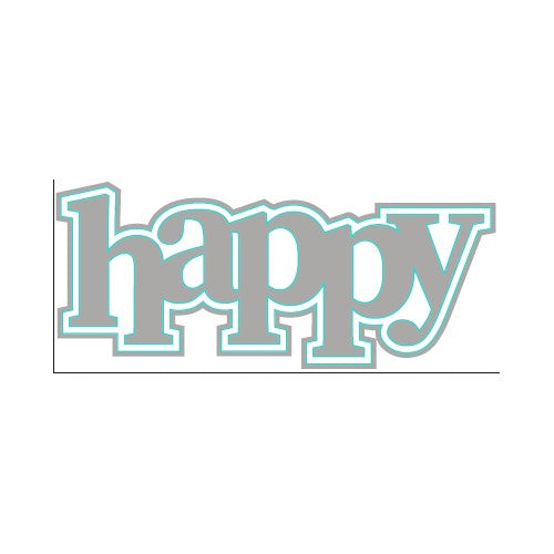 Simon Says Stamp! Julie Hickey Designs HAPPY Dies JHD-CUT-1019