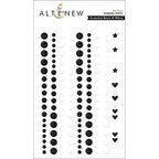 Simon Says Stamp! Altenew ESSENTIAL BLACK AND WHITE Enamel Dots ALT6333