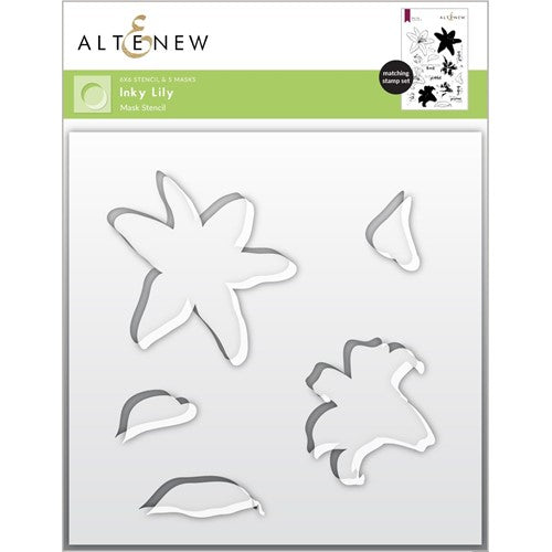 Simon Says Stamp! Altenew INKY LILY Simple Stencils ALT6314*